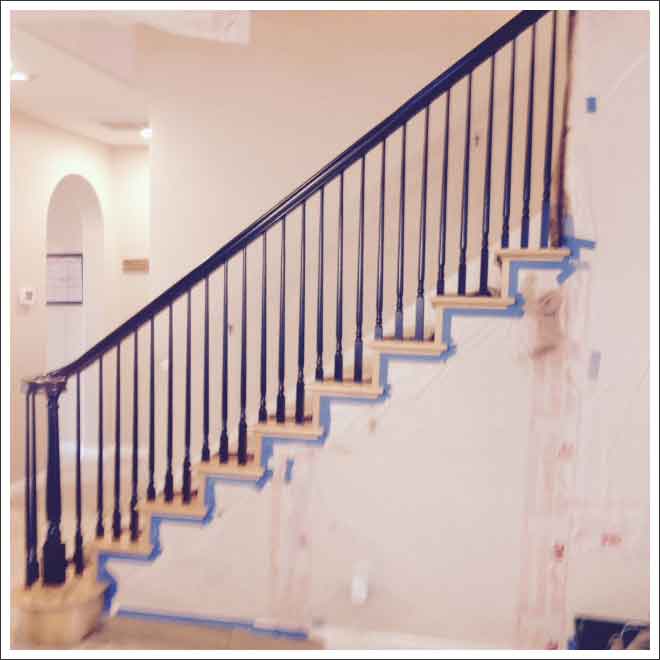 Matching Staircase Color