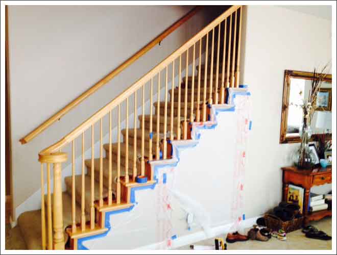 Matching Staircase Color